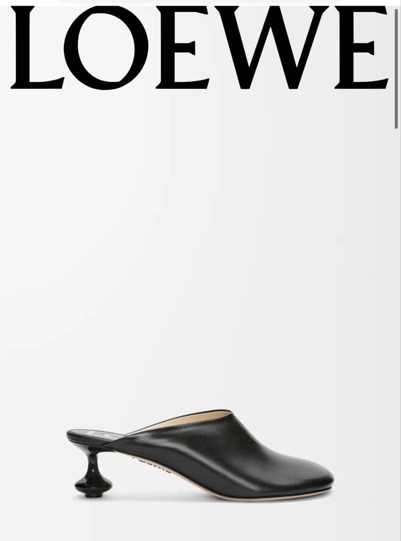 LOEWE トイ ブラック ミュール 38 新品未使用 定価以下かなりお得!! 楽天市場】ロエベ LOEWE ミュール ブラック レディース 大きいサイズ