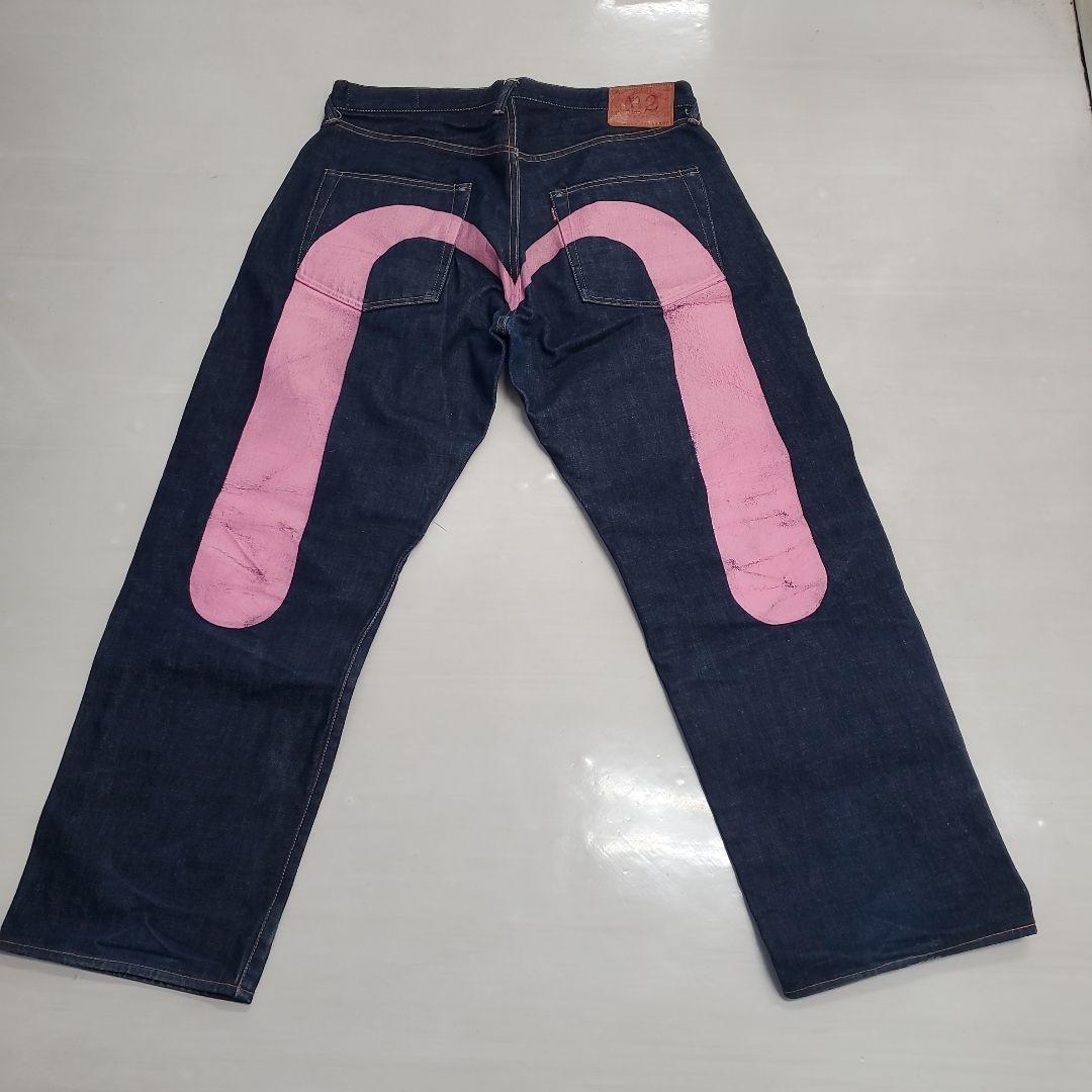 evisu エヴィスジーンズ エビスジーンズ【38×35】デニムパンツ カモメ