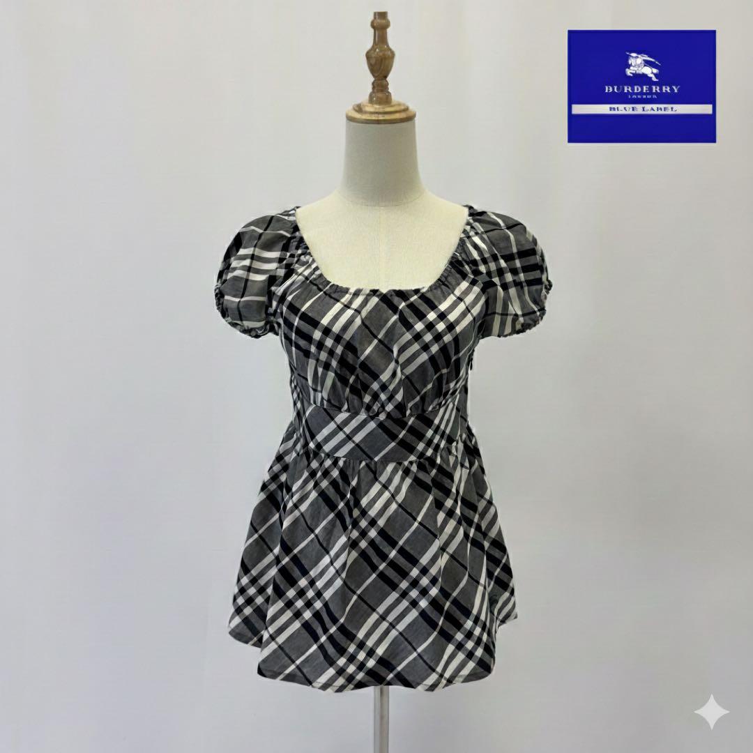 BURBERRY BLACK LABEL チュニック M チェック柄 レディース - メルカリ