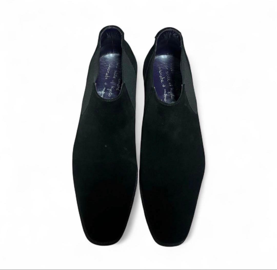 ENZO BONAFE ケーリーグラント ブラックスエード エンツォボナフェ