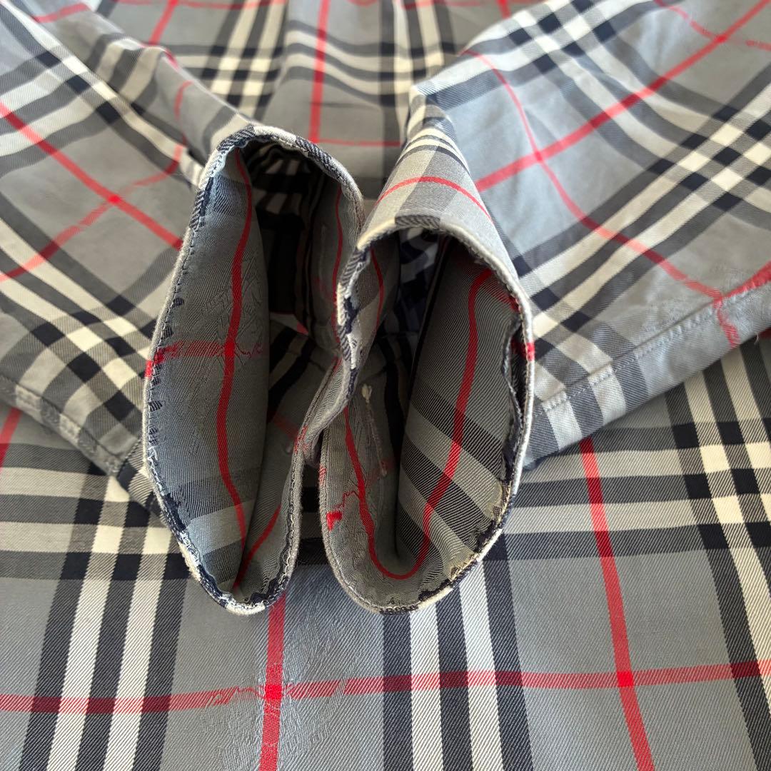 BURBERRY LONDON 長袖シャツ ノバチェック グレー vintage - メルカリ