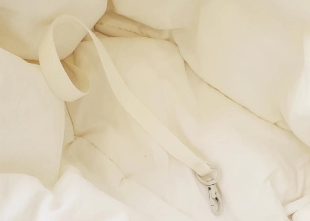 小型犬用スリングキャリー【DOUBLE COMMA】CLOUD BAG 黒 M K107616937