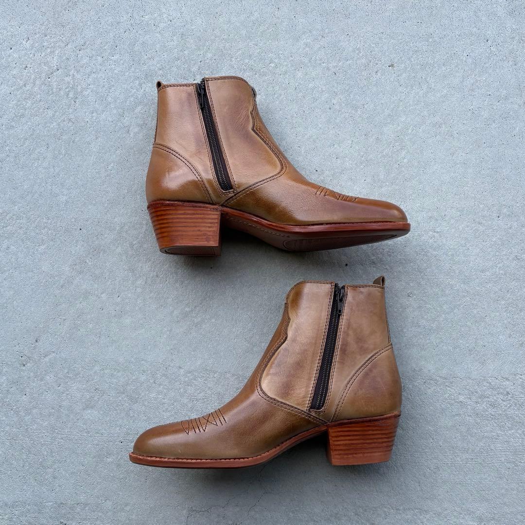 TEXAS VILLAGE ウエスタンブーツ 25.5 - メルカリ