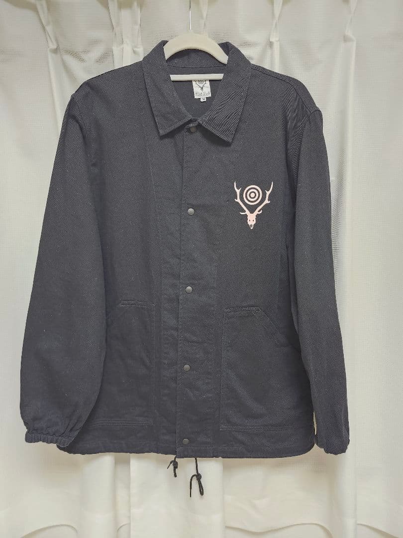 south2 west8 コーチジャケット　サイズM ブラック SOUTH2 WEST8『Coach Jacket-Cotton Twill』(Black) – Reggieshop