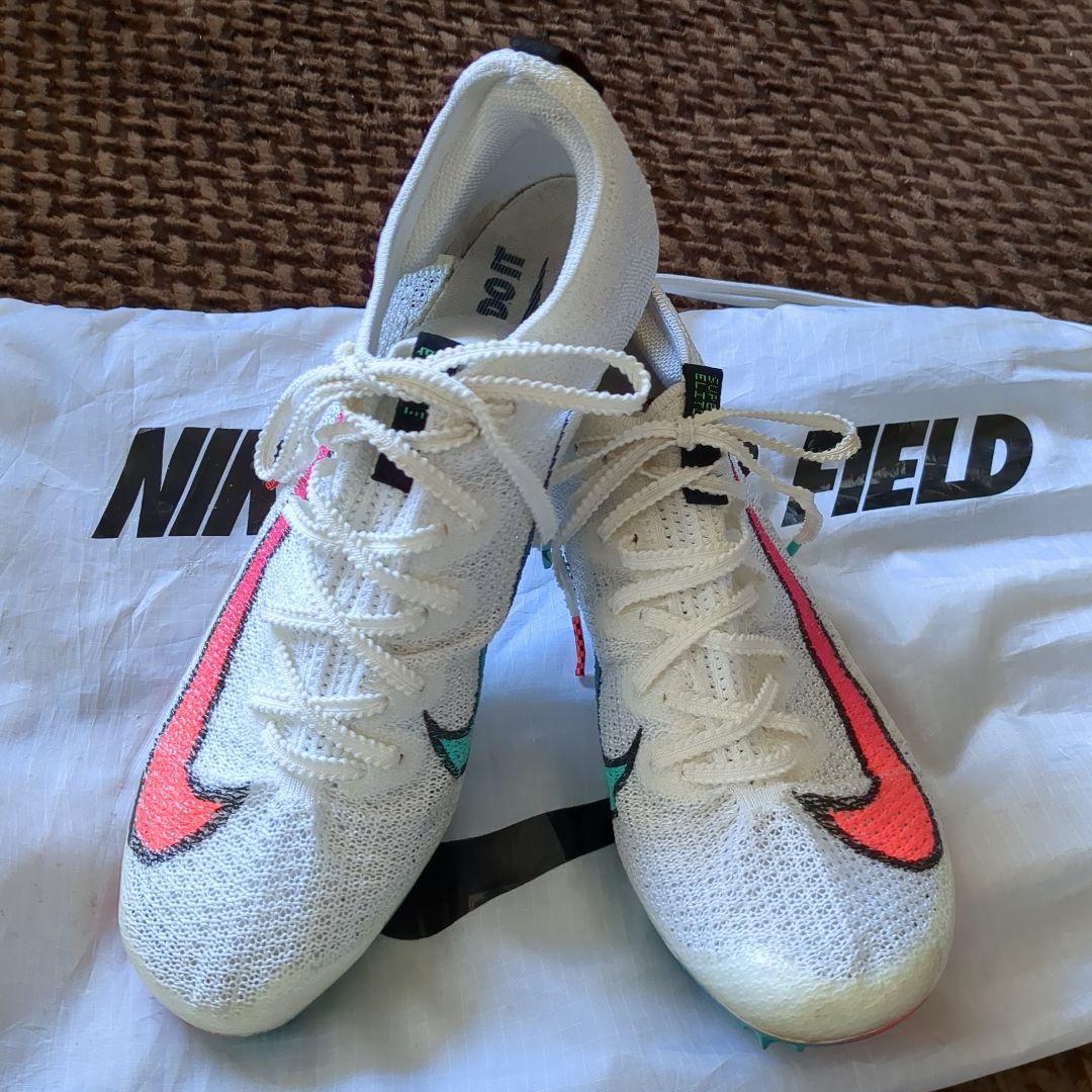 スパイク・シューズ NIKE Zoom SuperFry Elite2 27cm Unisex Zoom Superfly Elite 2 (101 - White/Obsidian-Bright Crimson