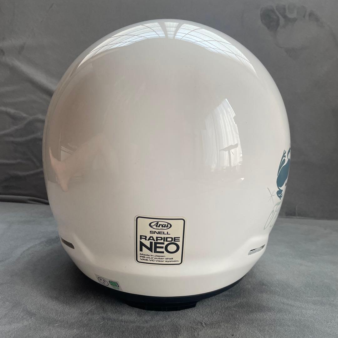 美品 アライ ラパイドネオ Arai RAPIDE-NEO 白 57.58CM - メルカリ
