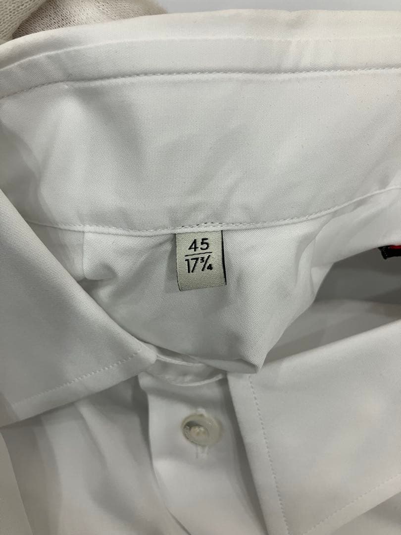 GUCCI コットンホワイト長袖シャツ