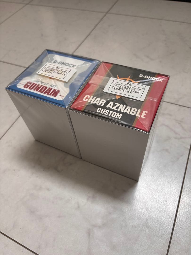 新品未開封 G-SHOCK ガンダムコラボ 腕時計35周年モデルガンダム、シャア 抽選販売】機動戦士ガンダム35周年記念商品 シャア専用 G-SHOCK【2017