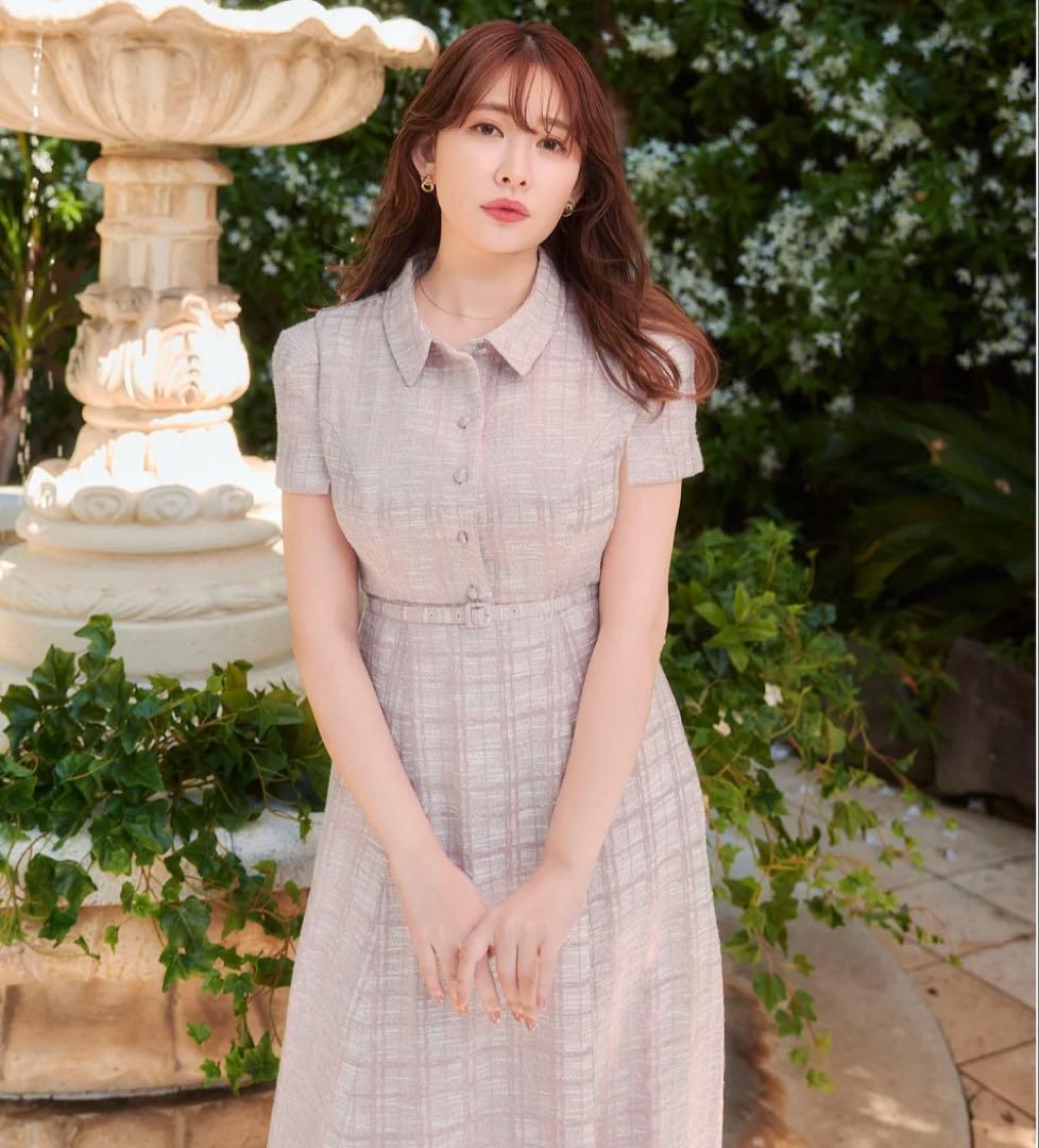 ハーリップトゥ　Annecy Belted Dress herlipto ◼︎Annecy Belted Dress ¥27,000(tax in) color: misty pink