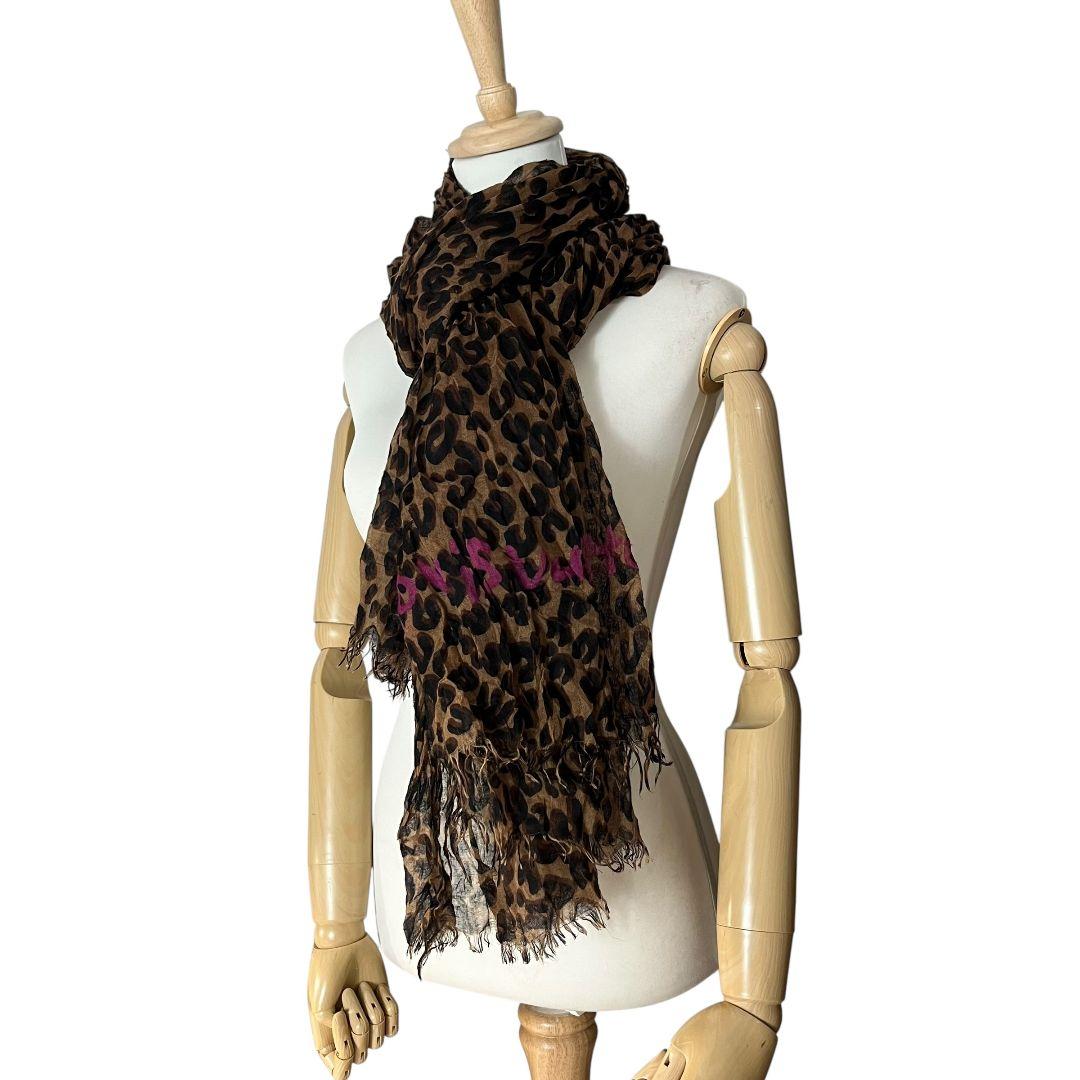 【 美品 】 ルイヴィトン　ストール　レオパード　ビッグロゴ　カシミア　シルク 楽天市場】【アパレル】LOUIS VUITTON ルイ ヴィトン エシャルプ