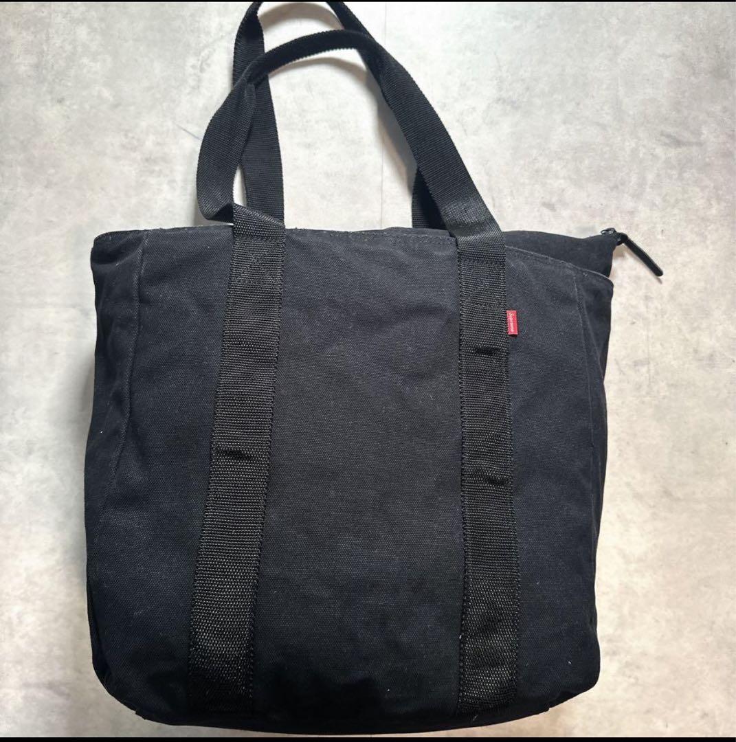 バッグ Supreme Canvas Tote \"Black\"