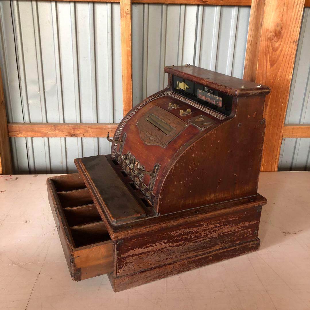 アンティーク 大正時代 木製レジスター 和田式 フクナルレヂスター