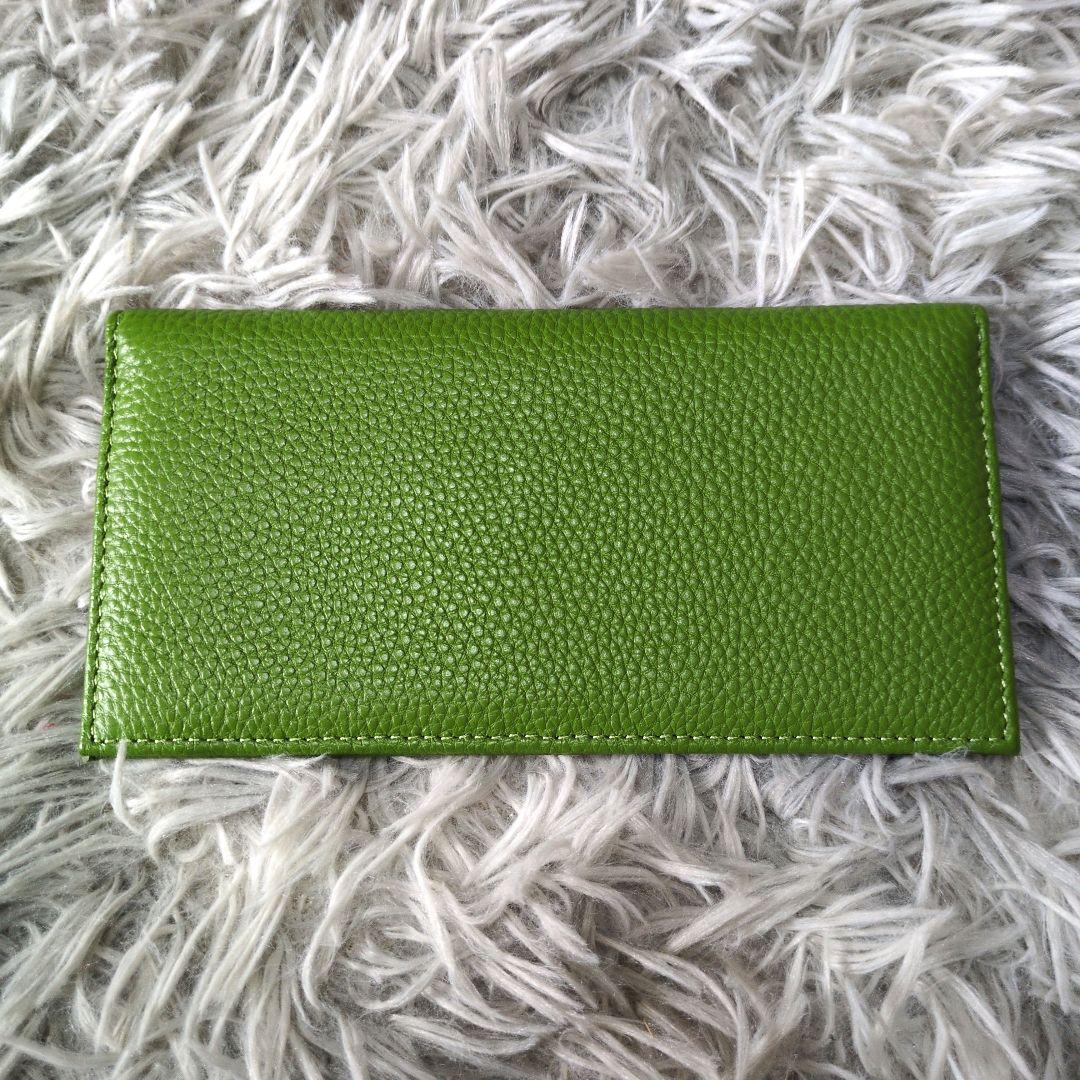裕子さま専用皇居 グリーン レザー 長財布 - メルカリ