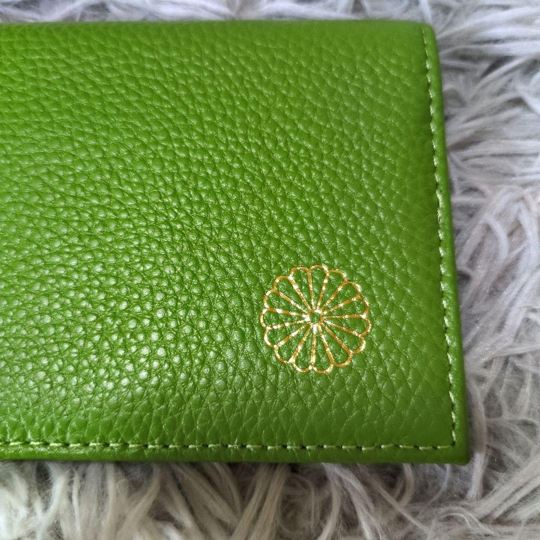 裕子さま専用皇居 グリーン レザー 長財布 - メルカリ