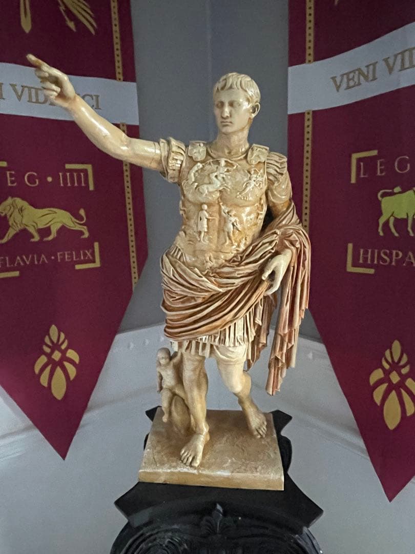 プリマポルタのアウグストゥス 高さ60cm , ローマ帝国 プリマポルタのアウグストゥス 高さ60cm , ローマ帝国 - メルカリ
