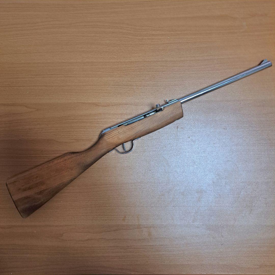 ナカヤシルバー 射的銃 コルク銃 縁日 露天 木製ライフル 昭和レトロ