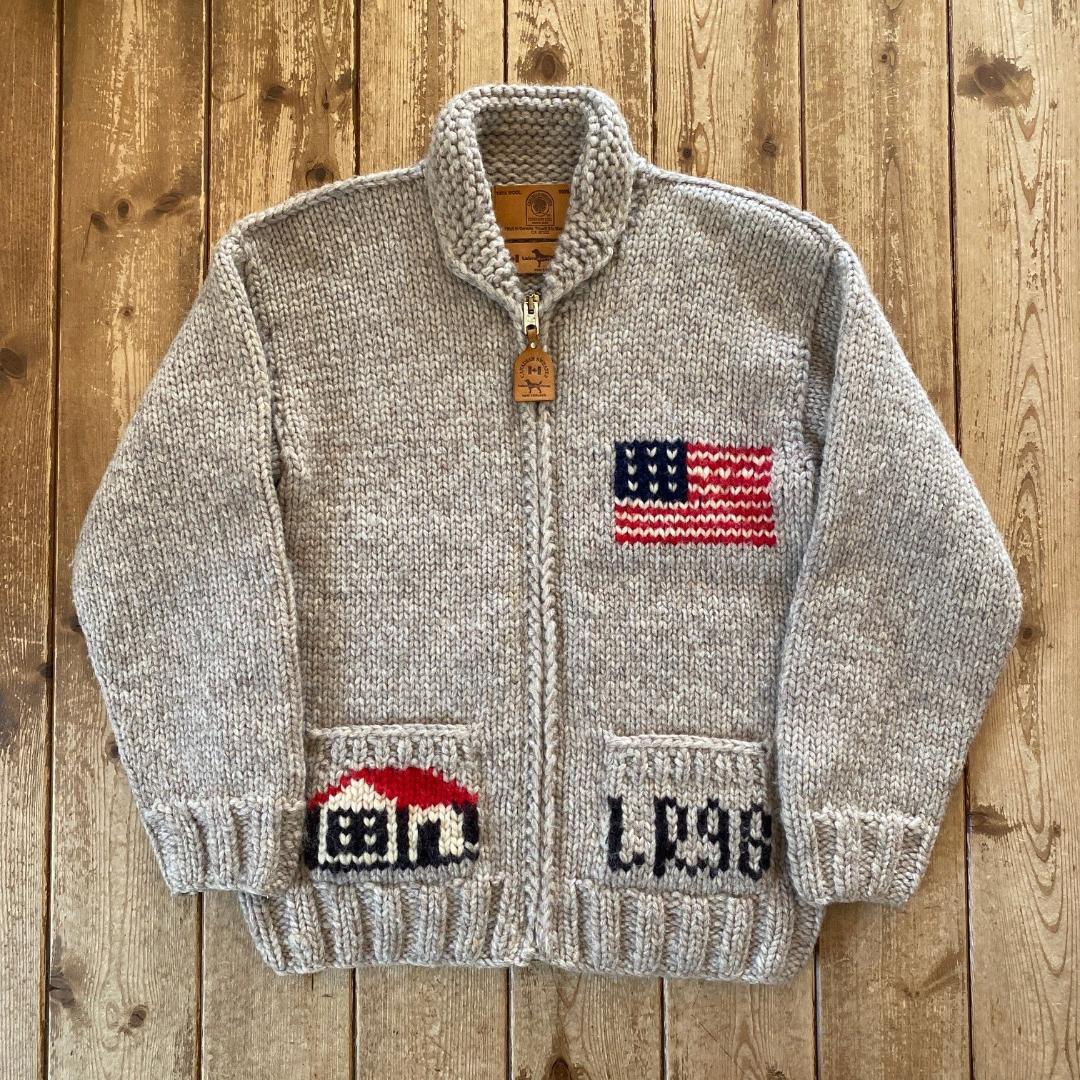 90s カナディアンセーター × ラブラドールレトリバー 別注 カウチン