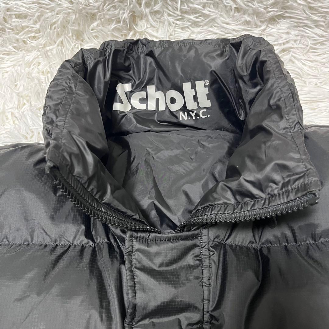 美品！Schott リバーシブル 自由の女神 XL相当 フード ジャケット