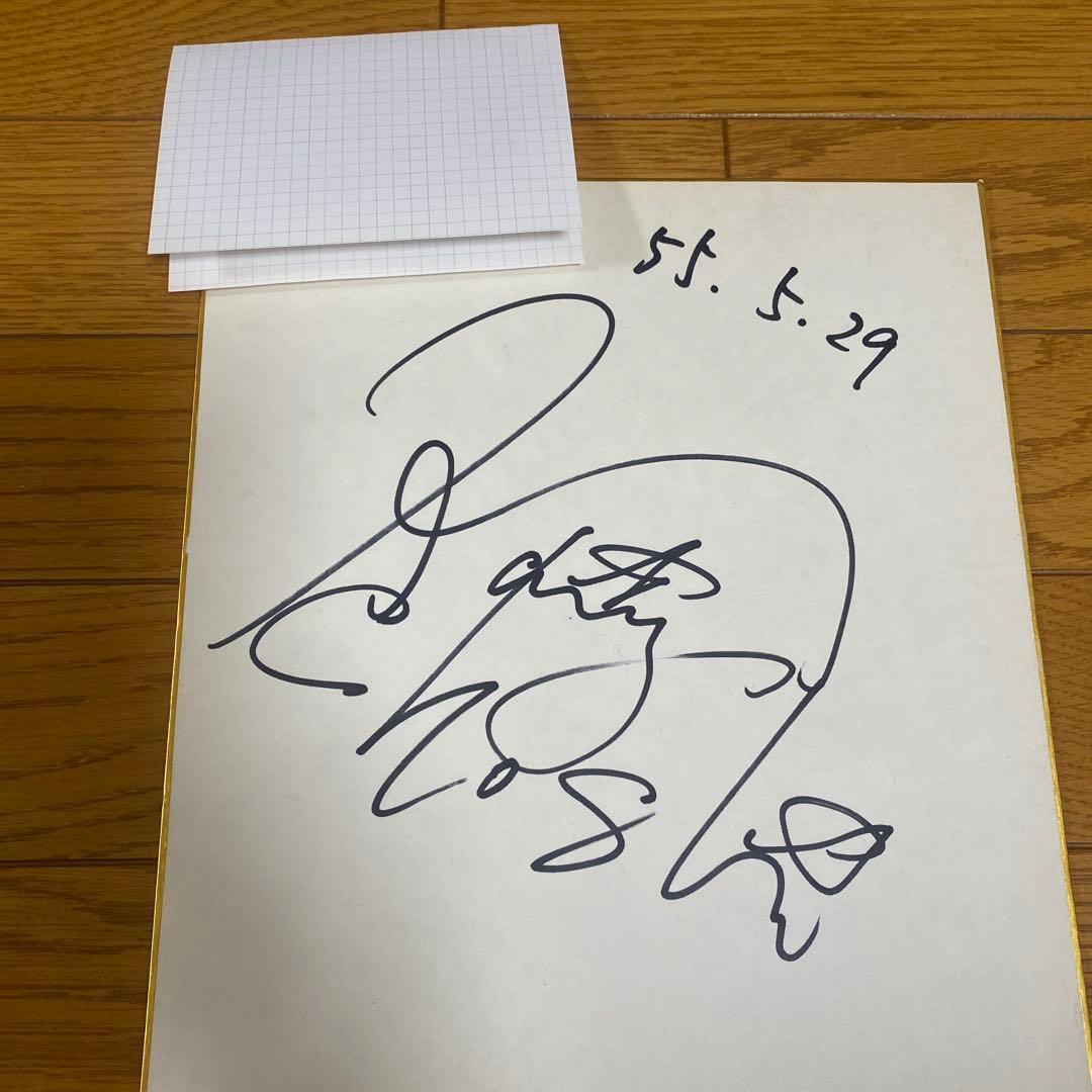 浜田省吾さん 直筆サイン入りレコード＋町支寛ニさん 直筆サイン