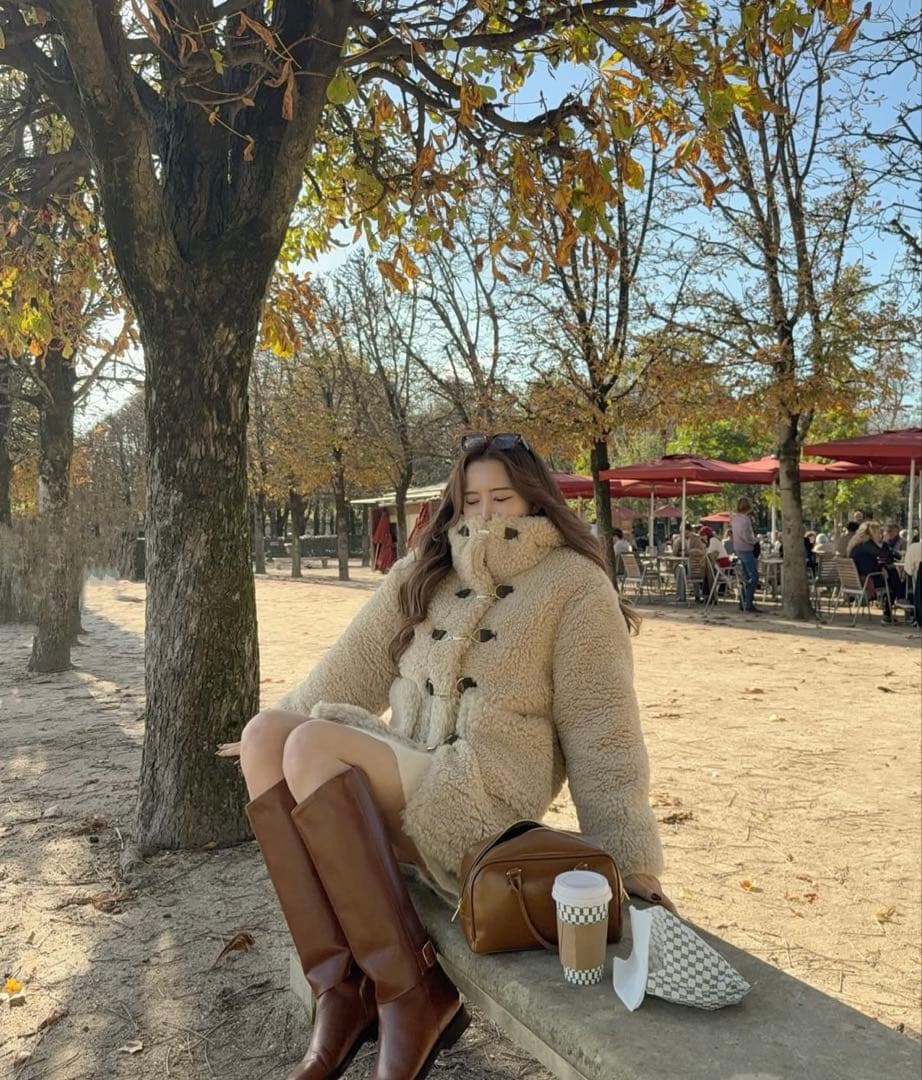 未使用 the toe boa coat ボアコート THETOE - メルカリ