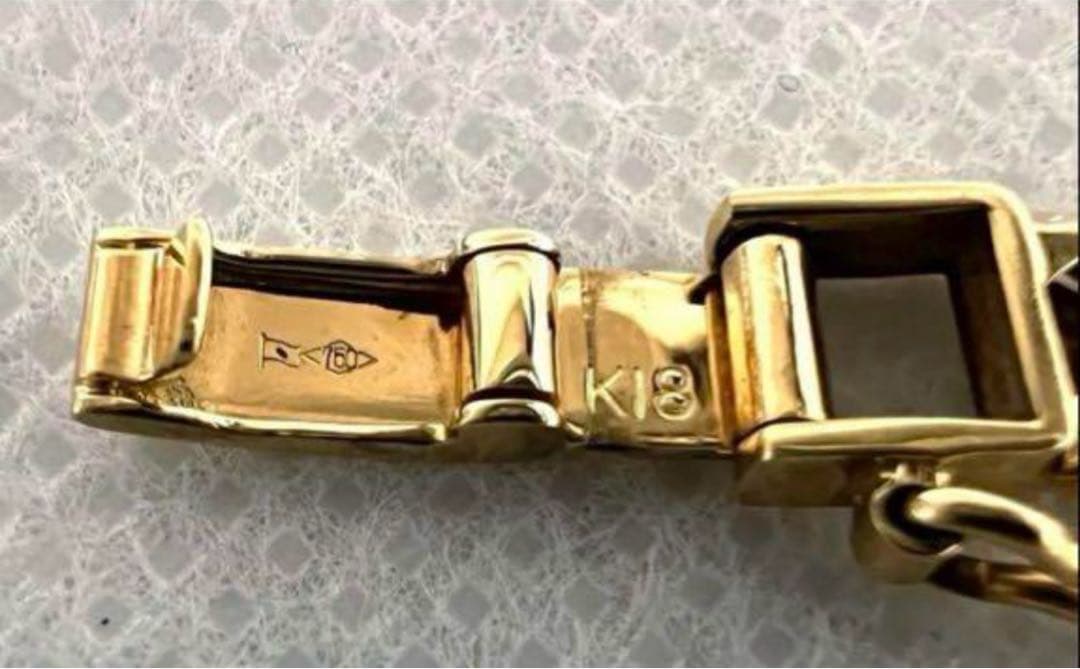 《GINZA TANAKA/日本製18金/K18》 喜平ブレスレット18.4g