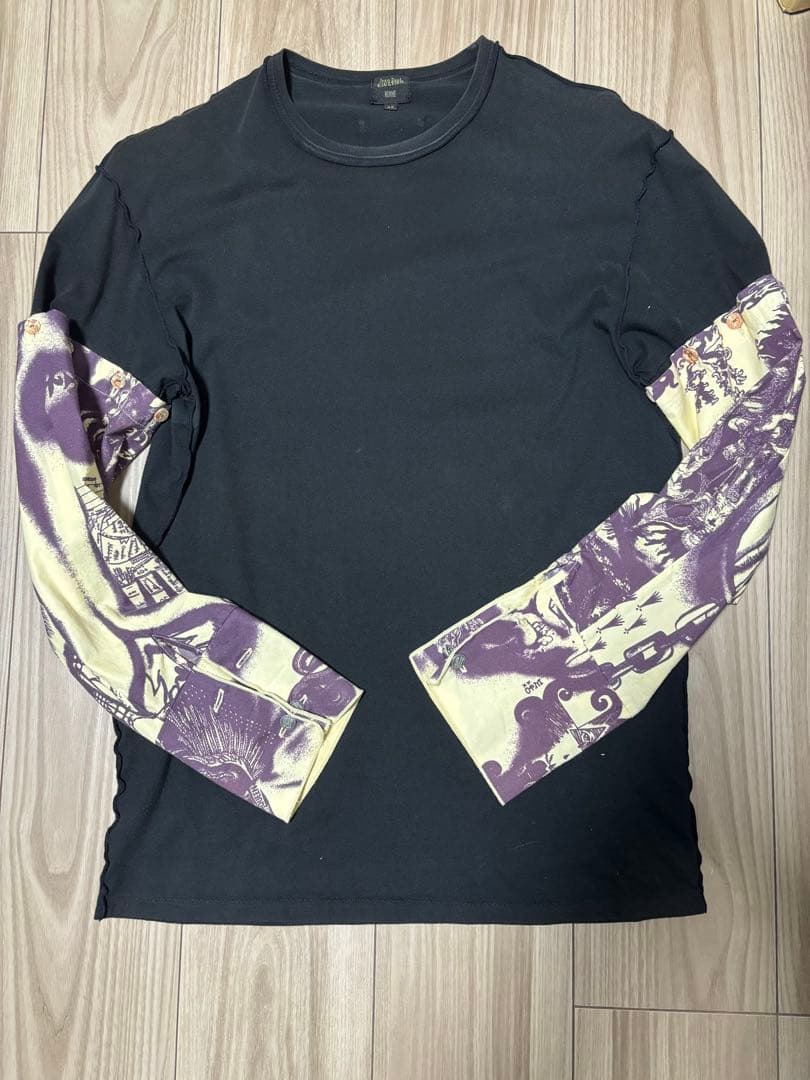 JeanPaulGaultier Homme切り返しTシャツ ジャンポールゴルチエ オムJean Paul GAULTIER HOMME トライバル