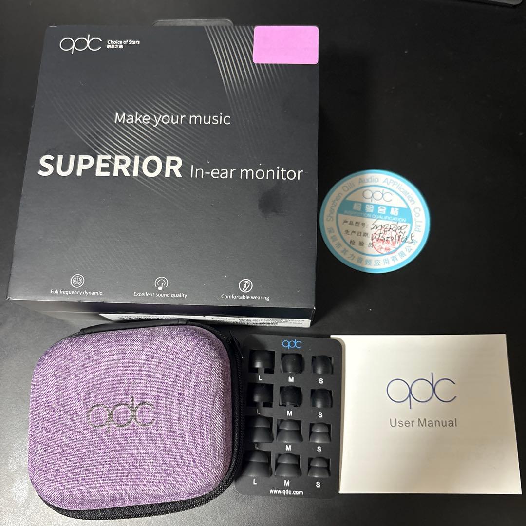 イヤホン qdc SUPERIOR Rondo Purple 3.5mm