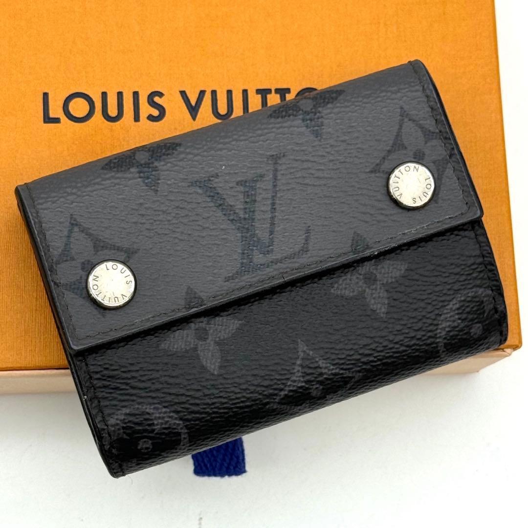 ルイヴィトン モノグラムエクリプス ディスカバリー コンパクト ウォレット LOUIS VUITTON - ルイヴィトン モノグラムエクリプス ディスカバリー