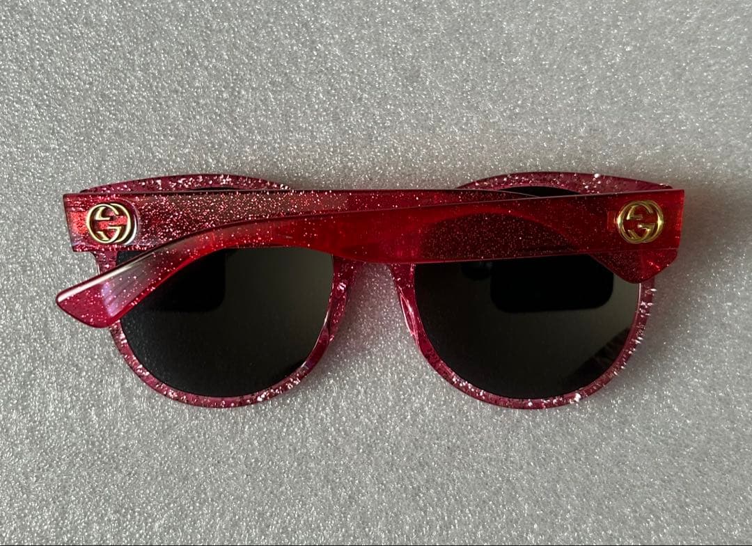 GUCCIグッチ GG0035SA 005インターロッキングG ラメピンク系 - メルカリ