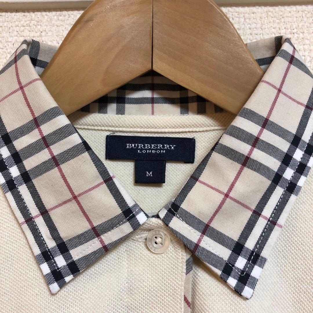 極美品 BURBERRY LONDON ノバチェック ポロシャツ レディースM - メルカリ