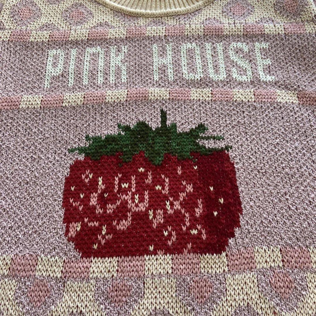 ピンクハウス苺モチーフニット - メルカリ