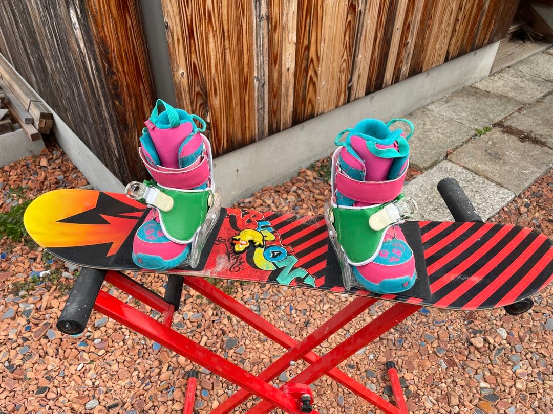 【3点セット】BURTON キッズスノーボード 90cm /ブーツ 19.5cm