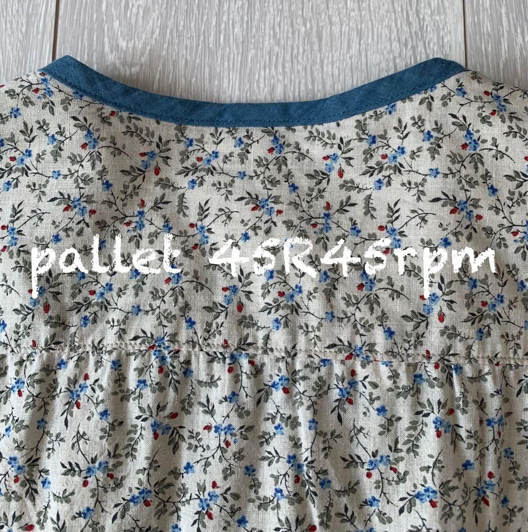 45R45rpm ツタフラワープリントのフリル ブラウス - メルカリ