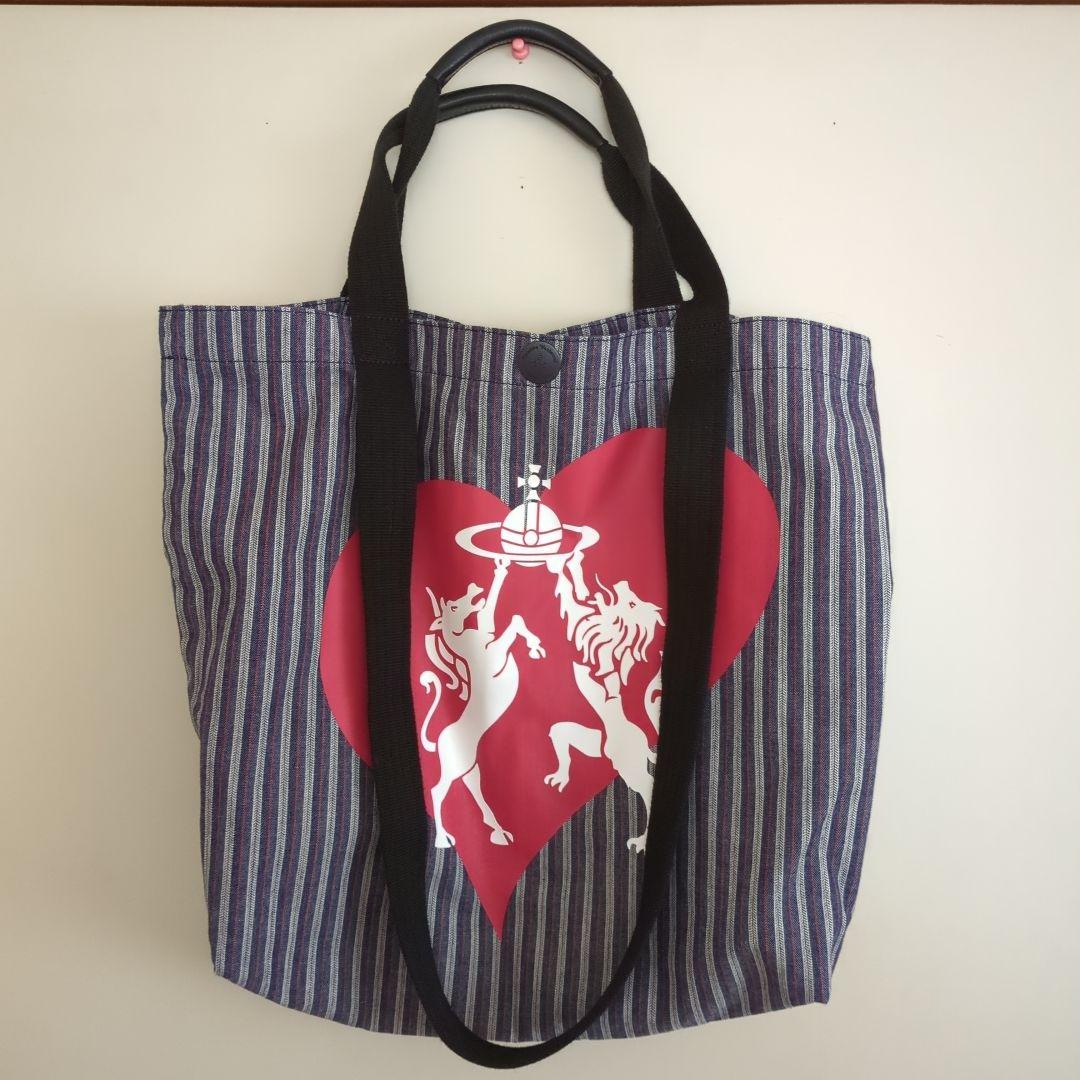 ヴィヴィアンウエストウッド　トートバッグ ヴィヴィアンウエストウッド トートバッグ ショッパー レディース