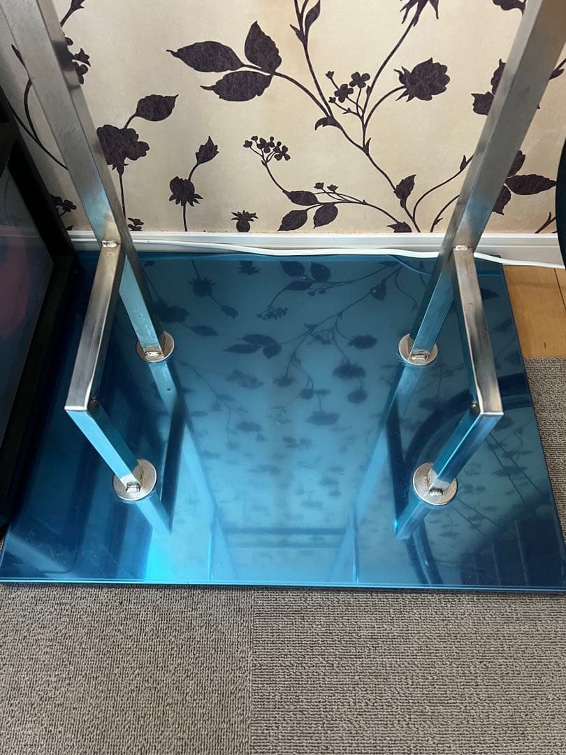 サイクルスタンド 2台掛け 金属製 両立スタンド シルバー