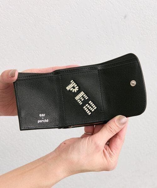イアパピヨネ「PEZ ×ear」本革/コラボ三つ折りがま口財布 - メルカリ