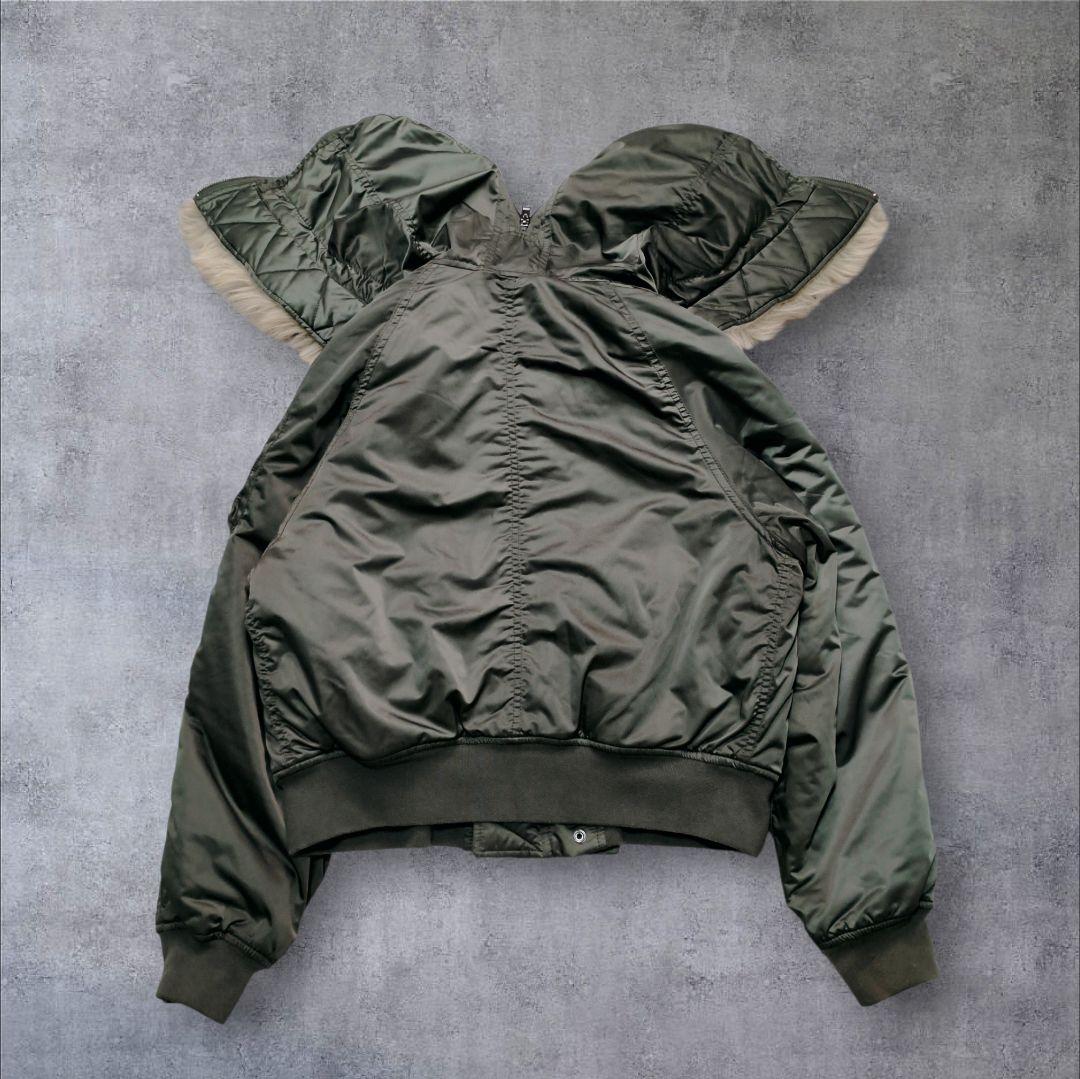 00s フライトジャケット N2B 短丈 y2k 平成 グランジ ファー - メルカリ