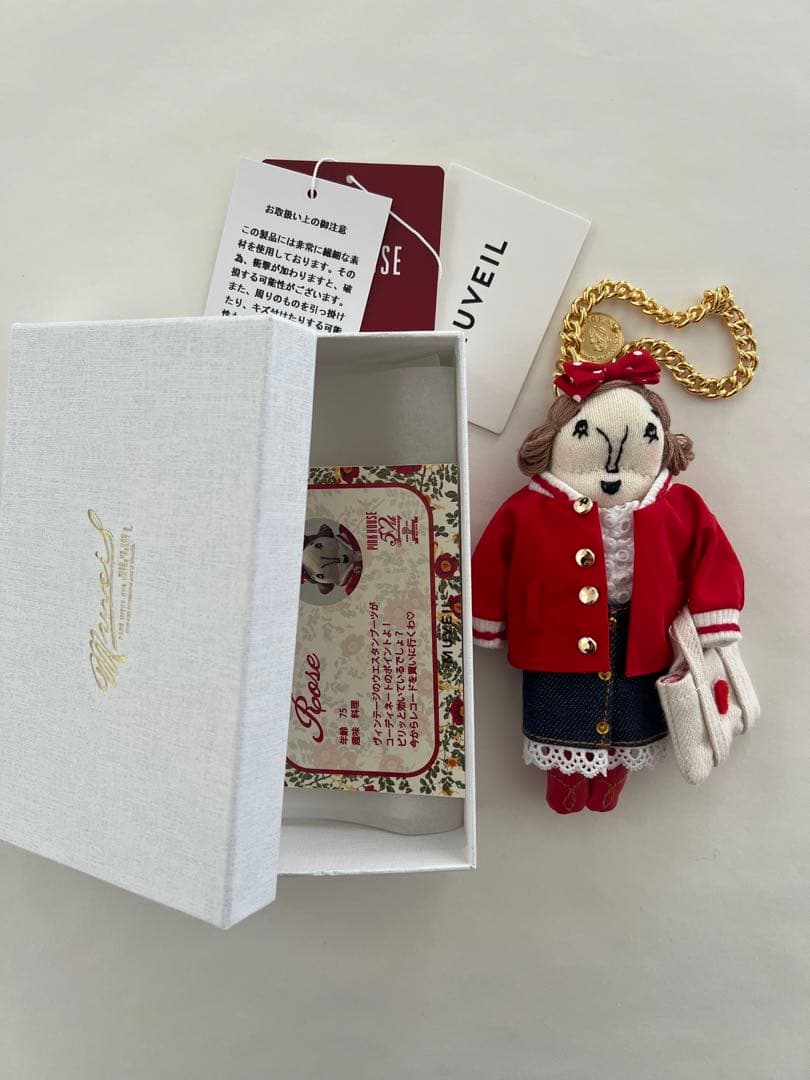 ミュベール muveil ピンクハウスコラボ　グランマチャーム セール】 【PINK HOUSE×MUVEIL】GRANDMA CHARM （キーホルダー