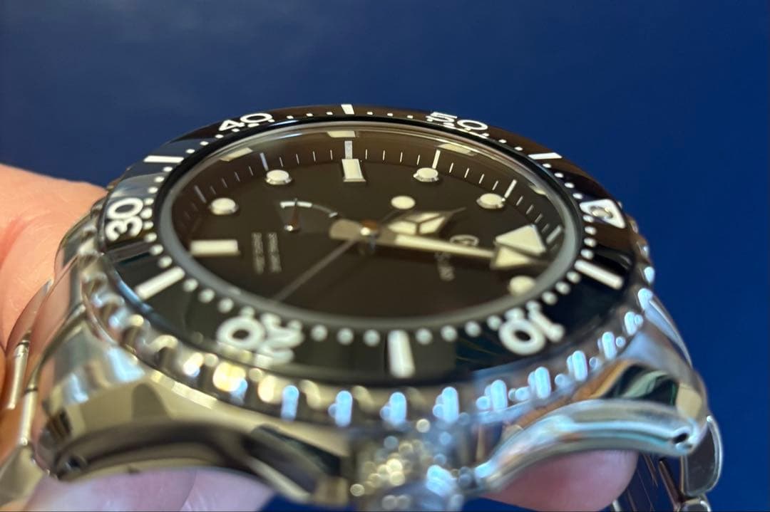 グランドセイコーSBGA461ダイバー黒スプリングドライブ箱保証書付保証