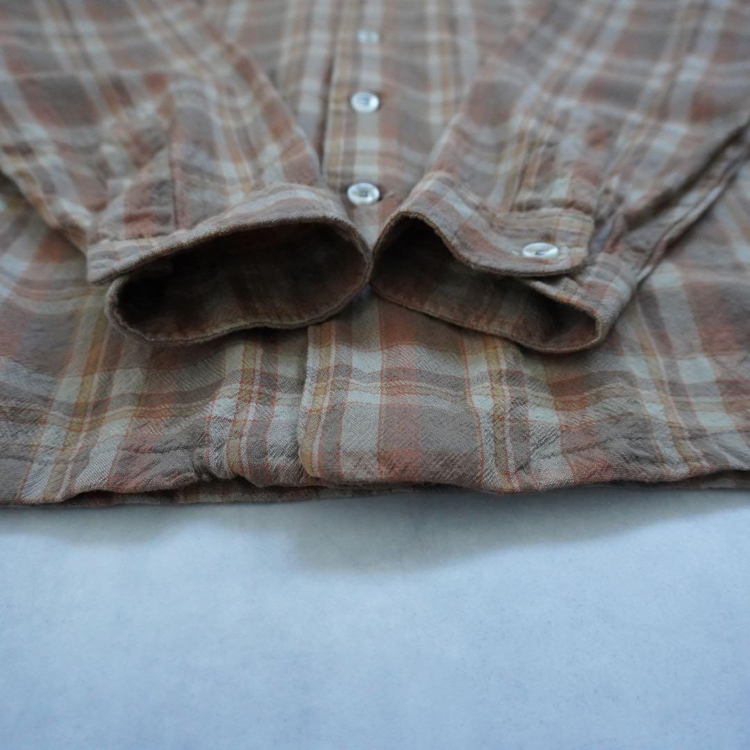 70s】sirpendletonサーペンドルトン ウールシャツ ブラウン L