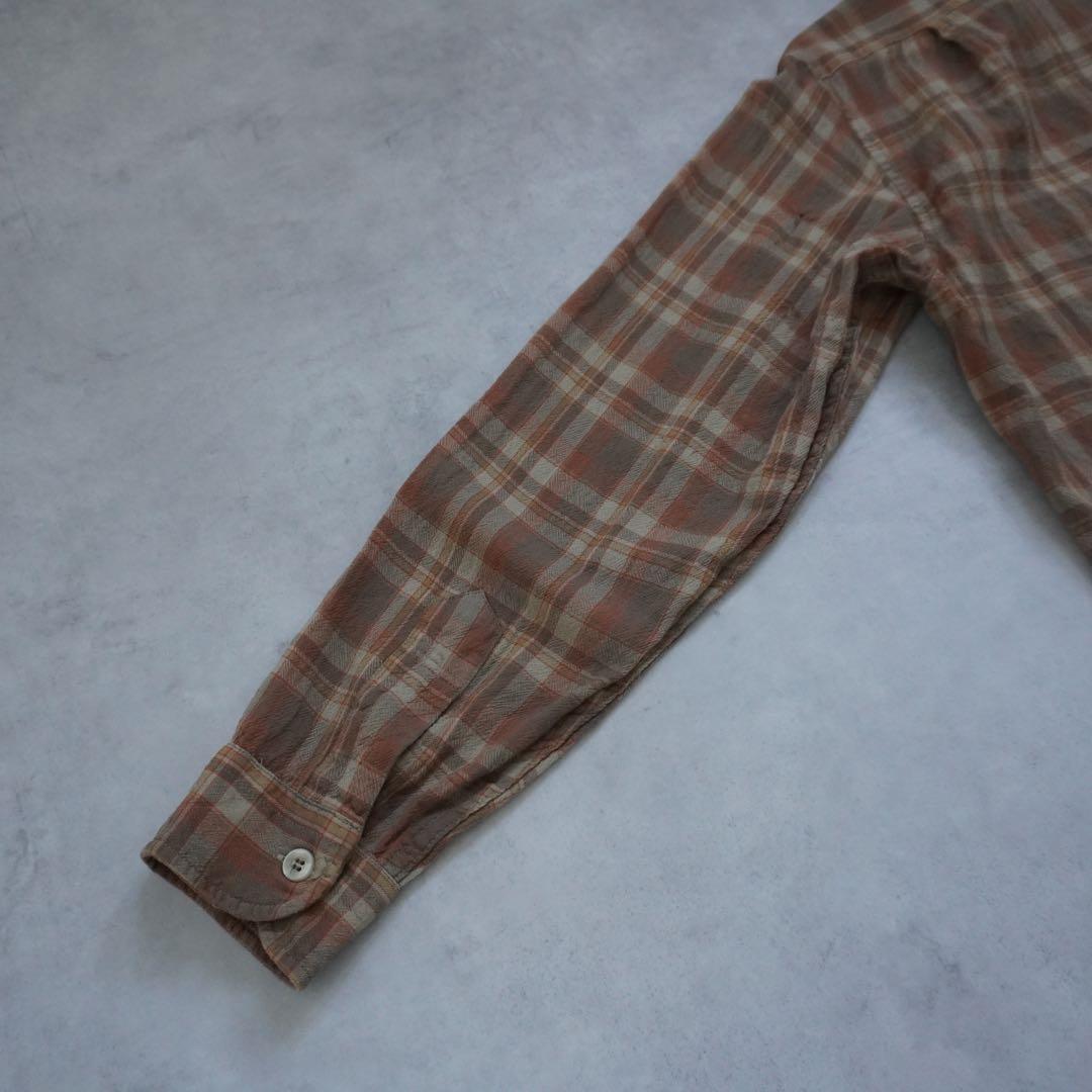 70s】sirpendletonサーペンドルトン ウールシャツ ブラウン L