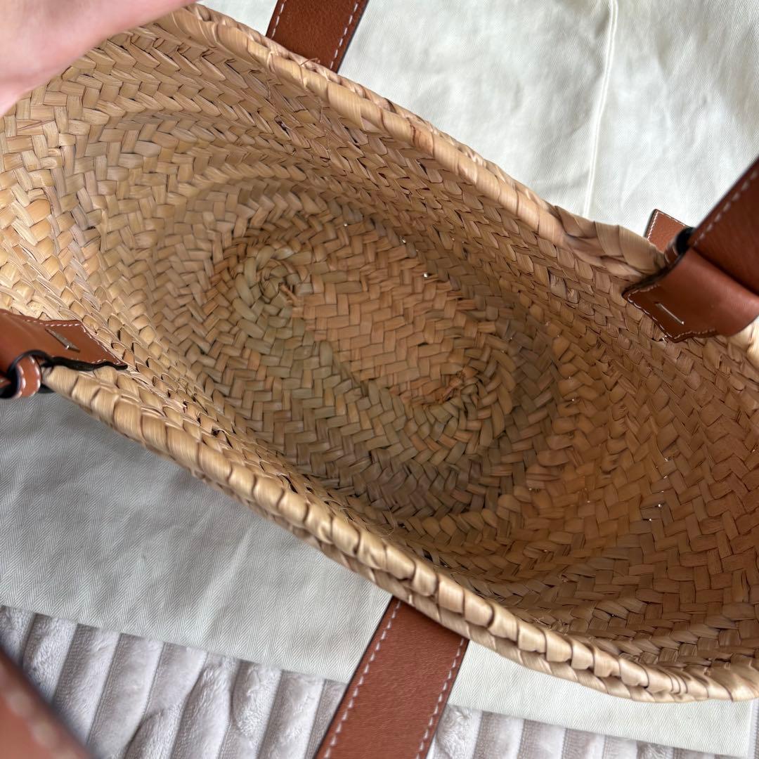 LOEWE ロエベ バスケットバッグ スモール カゴバッグ ブラウン【内袋