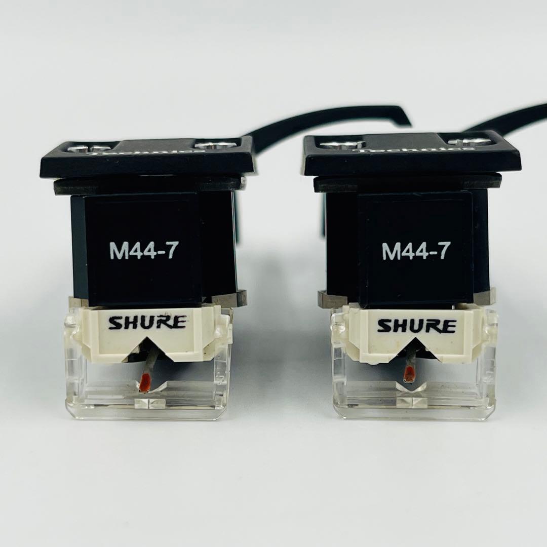 SHURE M44-7 カートリッジ Technics ヘッドシェル