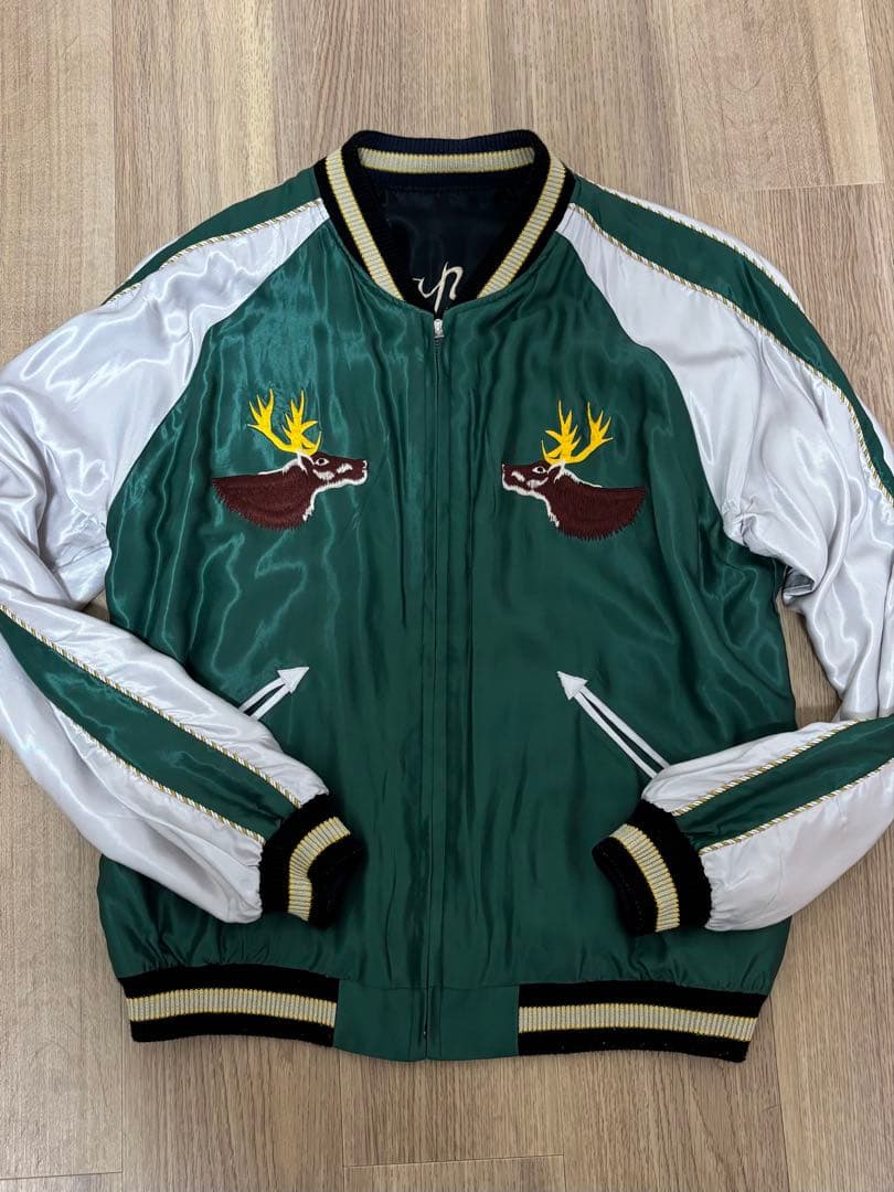 赤虎 完売品❗️】テーラー東洋 ヒノヤ別注 スカジャン - メルカリ