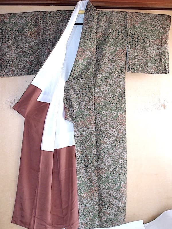 染め小紋（辻ヶ花、古典文）裄66 正絹美品 - メルカリ