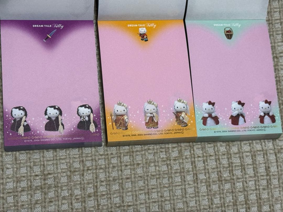 ハローキティ DREAMTALE キティ 5種セット ダイカットメモ メモ帳