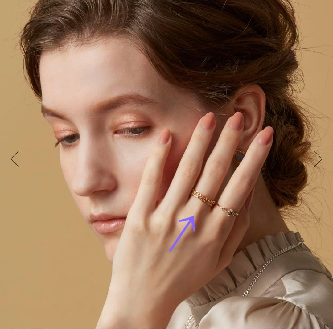 agete k10 オリーブモチーフ リング 11号 - メルカリ