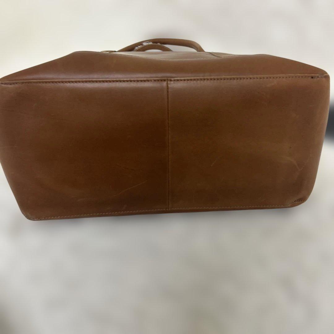 L.L.Bean レザートートバッグ 大 ヴィンテージ　内部総柄