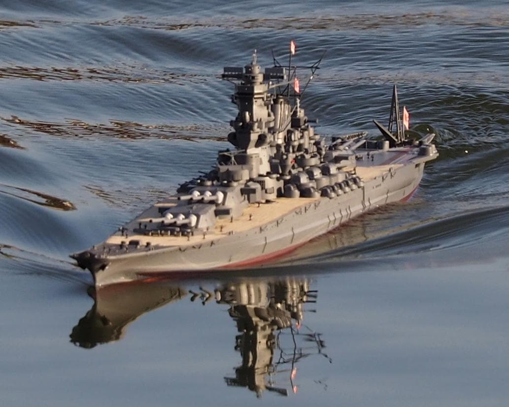 戦艦大和 ラジコン 完成品セット ① - メルカリ