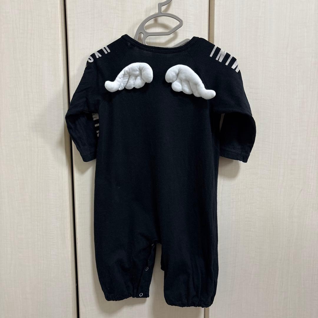 LITTLE ANGEL 羽付き 2WAYALL ロンパース ヒスミニ - メルカリ